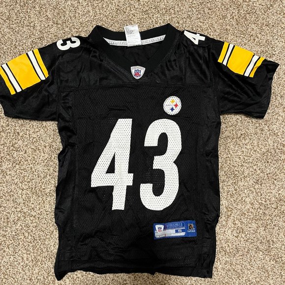 Kids size 8 Troy Polamalu Steelers jersey - Picture 1 of 3